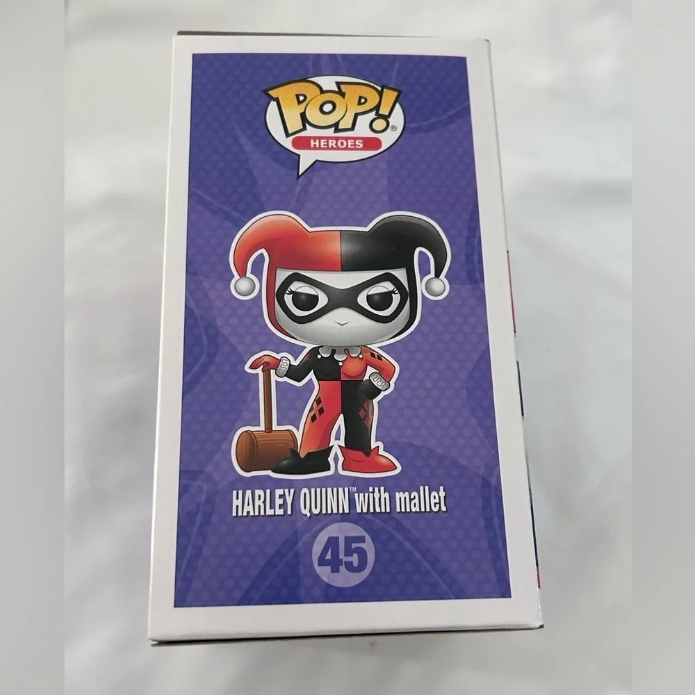 Funko Pop Harley Quinn with Mallet #45 NIB - Picture 4 of 5